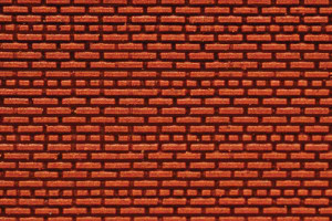 Chooch Enterprises ~ HO & N Scale ~ Flexible Dark Red Brick Wall Sheet 2-Pack ~ Small 3-3/4 x 11-1/2" 9.5 x 29.2cm ~ 214-8621