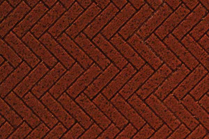 Chooch Enterprises ~ HO & O Scale ~ Flexible Herringbone Dark Red Brick Sheet ~ Large 1/8" Brick ~ 214-8665