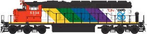 Intermountain ~ N Scale ~ Canadian National ~ SD40-2W ~ Standard DC ~ 69305