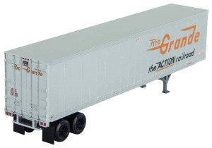 Micro Trains ~ N Scale ~ 45′ Van Trailer ~ Denver & Rio Grande Western #730123 ~ 45100371
