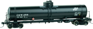 Roka ~ HO Scale ~ GATC Tank Car ~ Chicago Great Western Black ~ ROK261