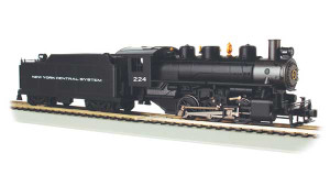 Bachmann ~ HO Scale ~ USRA 0-6-0 with Short-Haul Tender ~ DC Version With Smoke ~ New York Central #224 ~ 50408