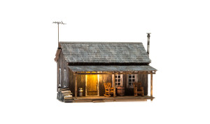 Woodland Scenics ~ O Scale ~ Rustic Cabin ~ Built-&-Ready ~ Assembled ~ BR5869