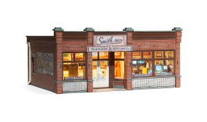 Woodland Scenics ~ O Scale ~ Smith Brothers TV & Appliance ~ Built-&-Ready ~ Assembled ~ BR5873