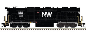 Atlas ~ HO Scale ~ EMD GP38 ~ DC Version ~ Master Silver ~ Norfolk and Western #4114 ~ 10004070
