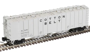 Atlas ~ N Scale ~ 4180 Airslide Covered Hopper ~ Ready to Run ~ Master ~ Cotton Belt #79763 ~ 50005816