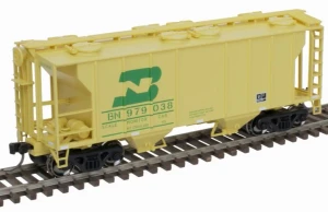 Atlas ~ N Scale ~ PS-2 2-Bay Covered Hopper ~ Ready to Run ~ Burlington Northern #979039 ~ 50005913