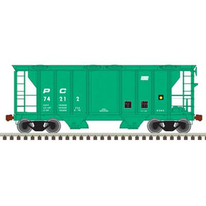 Atlas ~ N Scale ~ PS-2 2-Bay Covered Hopper ~ Ready to Run ~ Penn Central #74214 ~ 50005895