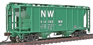 Atlas ~ N Scale ~ PS-2 2-Bay Covered Hopper ~ Ready to Run ~ Norfolk & Western #514389 ~ 50005904
