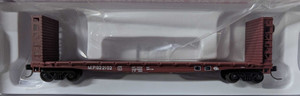 Atlas ~ N Scale ~ GSI-GSC 48' Bulkhead Flatcar ~ Ready to Run ~ Master ~ Missouri Pacific #822102 ~ 50005801
