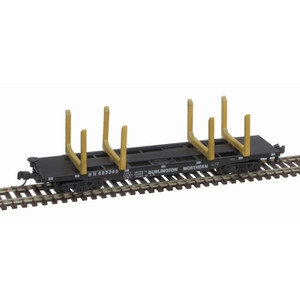 Atlas ~ N Scale ~ Master ~ 45' Logging Flatcar ~ Ready to Run ~ Burlington Northern #633269 ~ 50006281