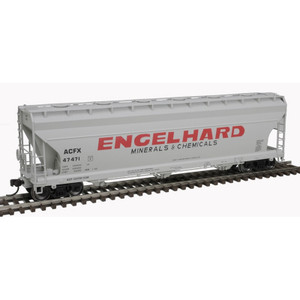 Atlas ~ HO Scale ~ ACF 4650 Centerflow Covered Hopper ~ Engelhard #47471 ~ 20006935