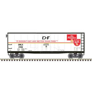Atlas ~ HO Scale ~ Trainman ~ 40' Plug-Door Boxcar ~ Old Milwaukee Light #1845 ~ 20007245