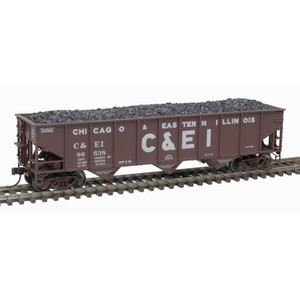 Atlas ~ HO Scale ~ Trainman ~ AAR 70-Ton 9-Panel 3-Bay Open Hopper ~ Chicago & Eastern Illinois #86538 ~ 20006922