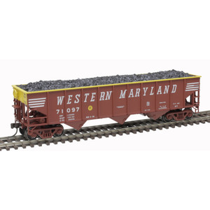 Atlas ~ HO Scale ~ Trainman ~ AAR 70-Ton 9-Panel 3-Bay Open Hopper ~ Western Maryland #70002 ~ 20006923