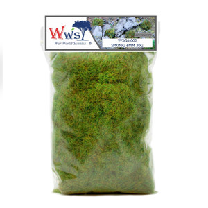 WWScenics ~ Any Scale ~ Spring Static Grass ~ 6mm Fibers ~ 30g ~ WSG6002