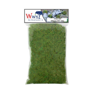 WWScenics ~ Any Scale ~ Spring Static Grass ~ 1mm Fibers ~ 100g ~ WSG1004