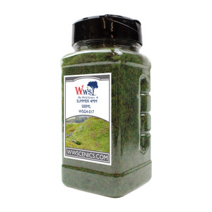 WWScenics ~ Any Scale ~ Summer Static Grass ~ 4mm Fibers ~ 500ml Canister ~ WSG4017