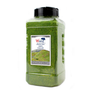WWScenics ~ Any Scale ~ Spring Static Grass ~ 2mm Fibers ~ 1000ml Canister ~ WSG2009