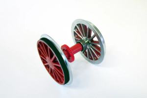 PIKO ~ G Scale ~ Ball Bearing Plated Traction Wheelset ~ BR194 ~ Red ~ 36085