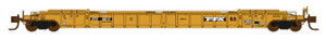 Jacksonville Terminal JTC ~ N Scale ~ DTTX NSC 53' Well Car ~ 'class NWF13' w/ 3 silver stripes ~ TTX #656433 ~ 772016