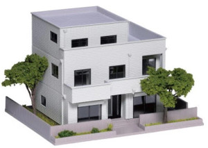 Kato ~ N Scale ~ 7410 N. Claremont House ~ Grey ~ 23-405A