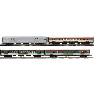 Atlas ~ O Scale ~ PREMIER ~ STREAMLINE PASSENGER ~ JAMES E. STRATES SHOWS ~ 4 CAR SET ~ 3RL ~ 3001963