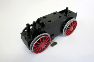 PIKO ~ G Scale ~ Ball Bearing Retrofit Motor Block ~ BR194, Red Wheels ~ 36108