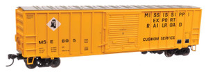 WalthersMainline ~ HO Scale ~ 50' ACF Boxcar ~ Ready to Run ~ Mississippi Export Railroad #836 ~ 910-1885