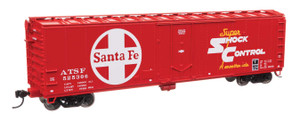 WalthersMainline ~ HO Scale ~ 50' PC&F Insulated Boxcar ~ Ready to Run ~ Santa Fe #525306 ~ 910-2845