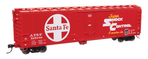 WalthersMainline ~ HO Scale ~ 50' PC&F Insulated Boxcar ~ Ready to Run ~ Santa Fe #525340 ~ 910-2848