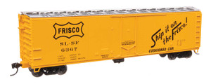WalthersMainline ~ HO Scale ~ 50' PC&F Insulated Boxcar ~ Ready to Run ~ Frisco #6367 ~ 910-2859