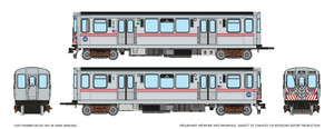 Rapido ~ HO Scale ~ 2600-series L ~ Chicago Transit Authority #3179 + 3180 ~ DC/DCC/Sound ~ 208514