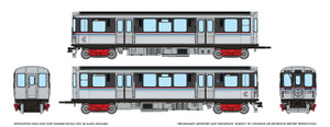 Rapido ~ HO Scale ~ 2600-series L ~ Chicago Transit Authority #3089 + 3090 ~ DC/Silent ~ 208004