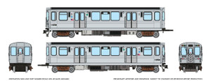 Rapido ~ HO Scale ~ 2600-series L ~ Chicago Transit Authority #2671 + 2672 ~ DC/Silent ~ 208009