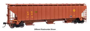 WalthersMainline ~ HO Scale ~ Trinity 4750 3-Bay Covered Hopper ~ Ready to Run ~ Allied Enterprises #2336 ~ 910-49062