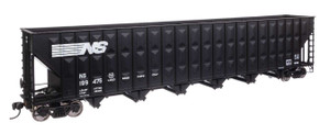 WalthersMainline ~ HO Scale ~ 73' Wood Chip Hopper ~ Ready-to-Run ~ Norfolk Southern #199475 ~ 910-56359