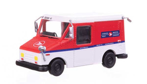 Walthers SceneMaster ~ HO Scale ~ Long Life Vehicle (LLV) Mail Truck ~ Canada Post ~ 1987-1998 Scheme ~ 949-12254