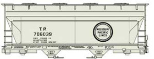 Accurail ~ HO Scale ~ ACF 2-Bay Covered Hopper ~ Kit ~ Missouri Pacific #706039 ~ 2218