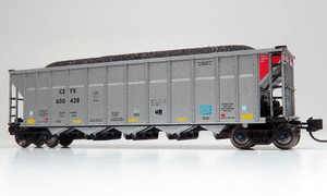 Rapido ~ N Scale ~ AutoFlood III RD Coal Hopper ~ CEFX #600600 ~ 538008A