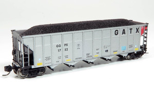 Rapido ~ N Scale ~ AutoFlood III RD Coal Hopper ~ GGPX GATX #1814 ~ 538016A