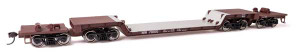 WalthersMainline ~ HO Scale ~ 81' 8-Axle Depressed Center Flatcar ~ Ready to Run ~ Norfolk & Western #70100 ~ 910-50231