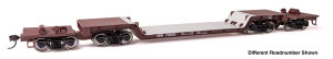 WalthersMainline ~ HO Scale ~ 81' 8-Axle Depressed Center Flatcar ~ Ready to Run ~ Norfolk & Western #70101 ~ 910-50232