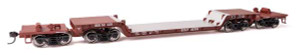 WalthersMainline ~ HO Scale ~ 81' 8-Axle Depressed Center Flatcar ~ Ready to Run ~ Southern #50020 ~ 910-50234