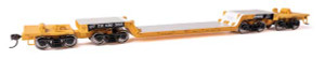 WalthersMainline ~ HO Scale ~ 81' 8-Axle Depressed Center Flatcar ~ Ready to Run ~ TTX #130556 ~ 910-50237