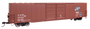 WalthersMainline ~ HO Scale ~ 60' Pullman-Standard Double Door Boxcar ~ Ready to Run ~ Chicago & North Western #91338 ~ 910-3404
