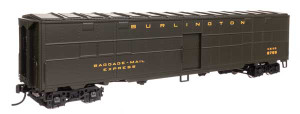 Walthers Proto ~ HO Scale ~ CBQ-Style Express Boxcar Troop Kitchen Conversion ~ Ready to Run ~ Chicago, Burlington & Quincy #8799 ~ 920-10826