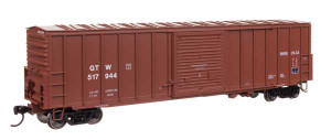 WalthersMainline ~ HO Scale ~ 50' ACF Exterior Post Boxcar ~ Ready To Run ~ Grand Trunk Western #517944 ~ 910-46042