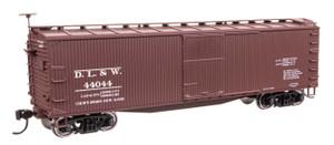 WalthersMainline ~ HO Scale ~ 40' Double Sheathed Wood Boxcar ~ Ready To Run ~ Delaware, Lackawanna & Western #44044 ~ 910-40175