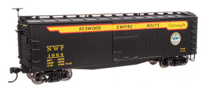 WalthersMainline ~ HO Scale ~ 40' Double Sheathed Wood Boxcar ~ Ready To Run ~ Northwestern Pacific #1964 ~ 910-40189